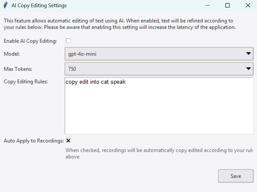 AI Copyediting